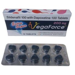 VegaForce藍蝌蚪超級雙效威而鋼 超強雙效偉哥助勃增硬預防早洩 香港現貨正品 200mg 10顆/盒