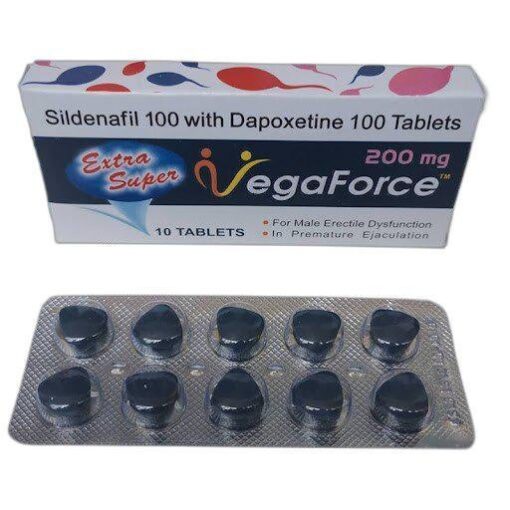 VegaForce藍蝌蚪超級雙效威而鋼 超強雙效偉哥助勃增硬預防早洩 香港現貨正品 200mg 10顆/盒