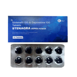 Stenagra super power 藍鉆 雙效偉哥威而鋼 Sildenafil 100 & Dapoxetine 100 Tablets  10片/盒 香港正品現貨